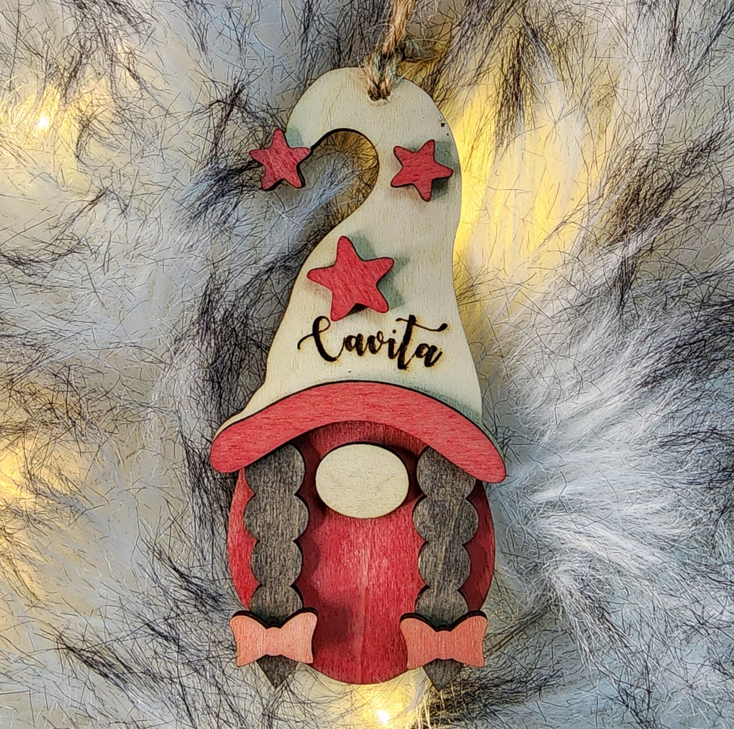 Gnome Christmas Ornament