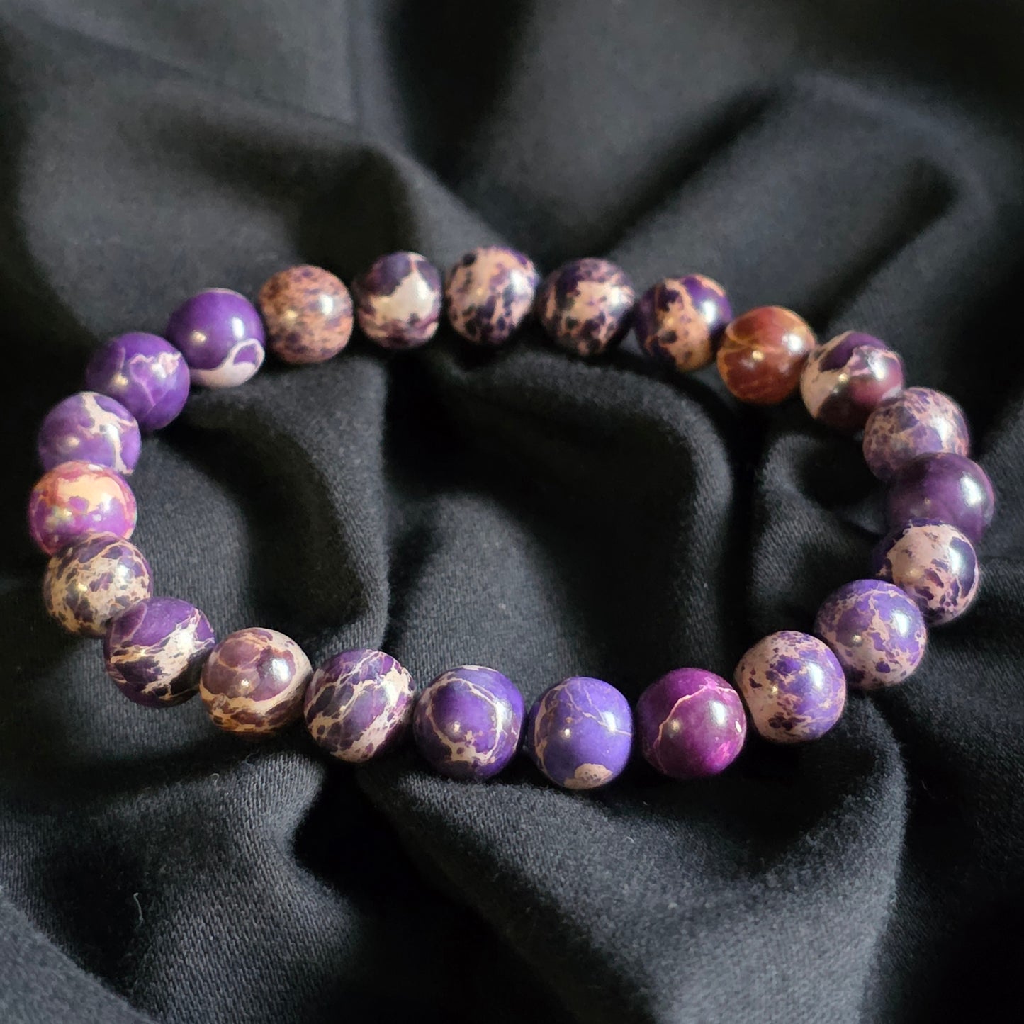 Purple Impression Jasper Bracelet
