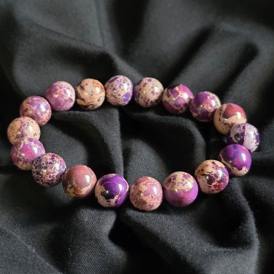 Purple Impression Jasper Bracelet