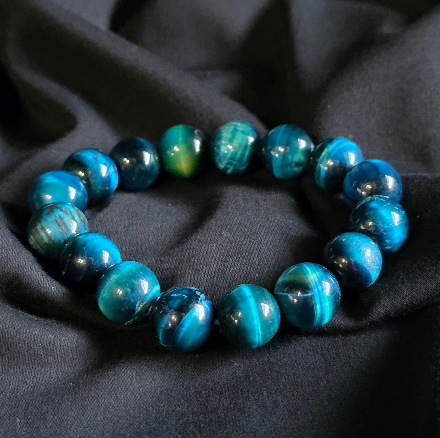 Lake Blue Tiger's Eye Bracelet