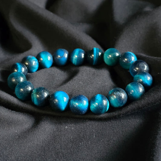 Lake Blue Tiger's Eye Bracelet