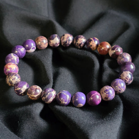 Purple Impression Jasper Bracelet