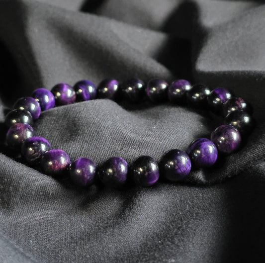 Purple Tiger's Eye Bracelet