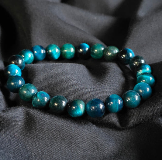 Lake Blue Tiger's Eye Bracelet