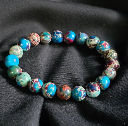 Blue Imperial Jasper Bracelet